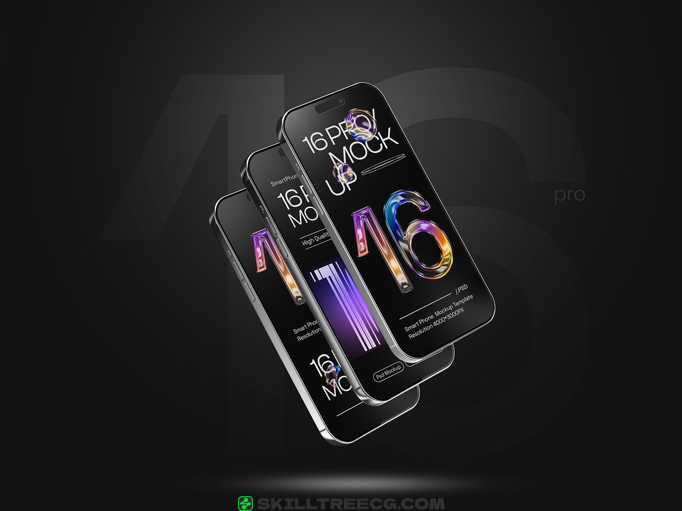 图片[3]-iPhone 16 Pro Mockup Set（759327）-技能树